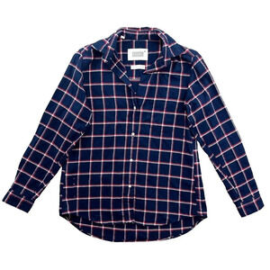 Grayson The Hero Flannel‎ Shirt Plaid Long Sleeve 100% Cotton